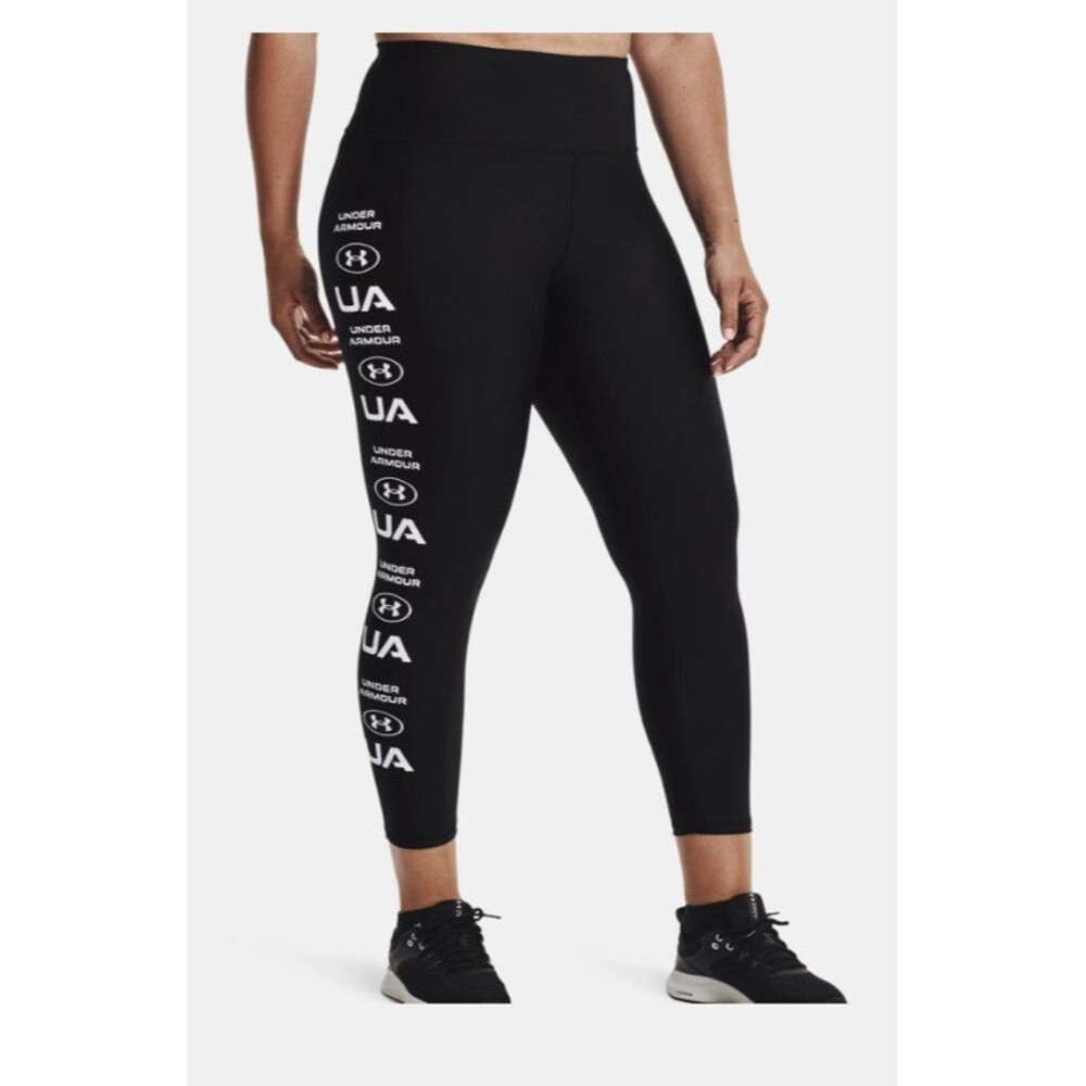 Women's HeatGear Armour No-Slip Waistband Graphic Ankle Leggings X-Large